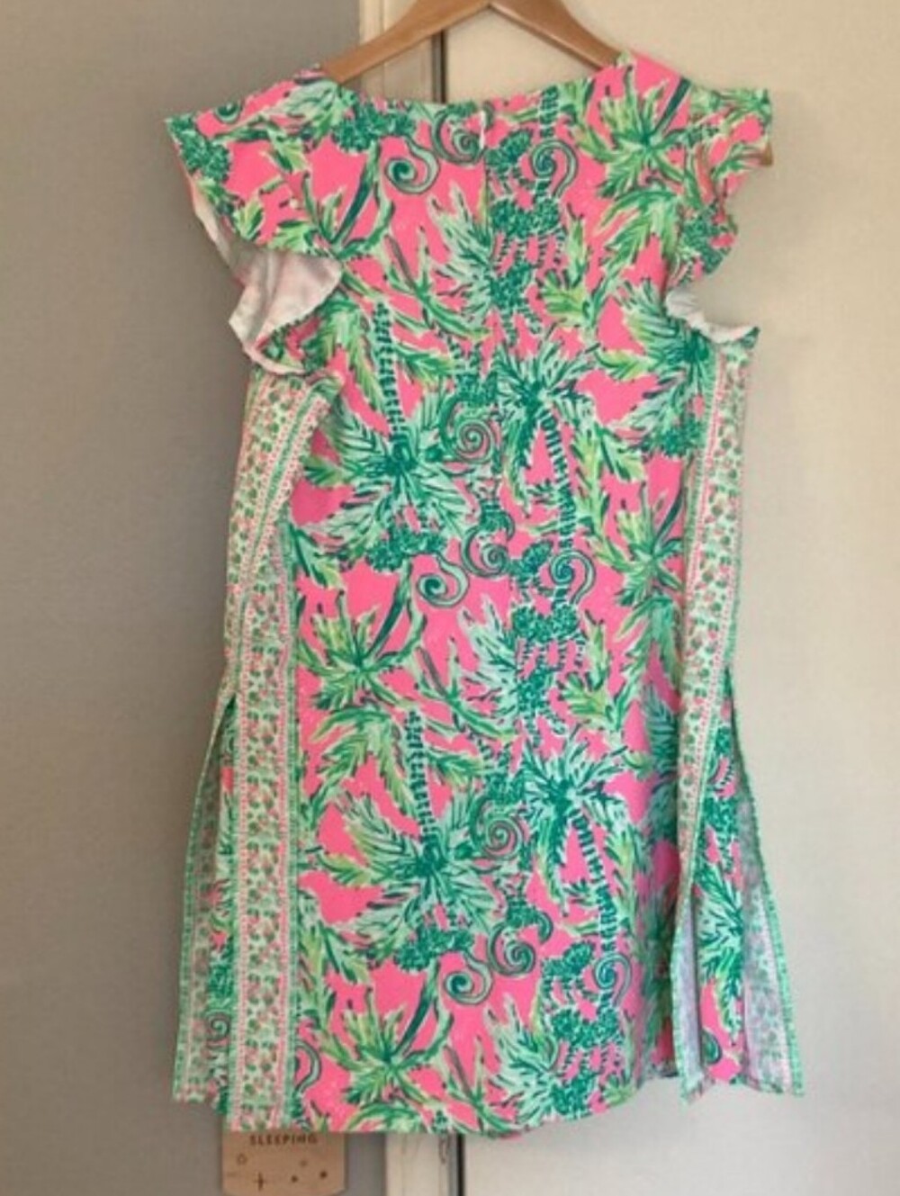 Lilly Pulitzer Adda Romper Prosecco Pink Hanging Around Beach Theme Size 2 - Picture 4 of 7